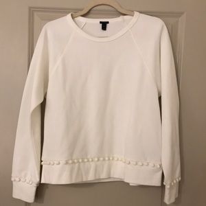 J.crew Pom-Pom sweatshirt